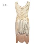 Robe beige inspirée des années 20