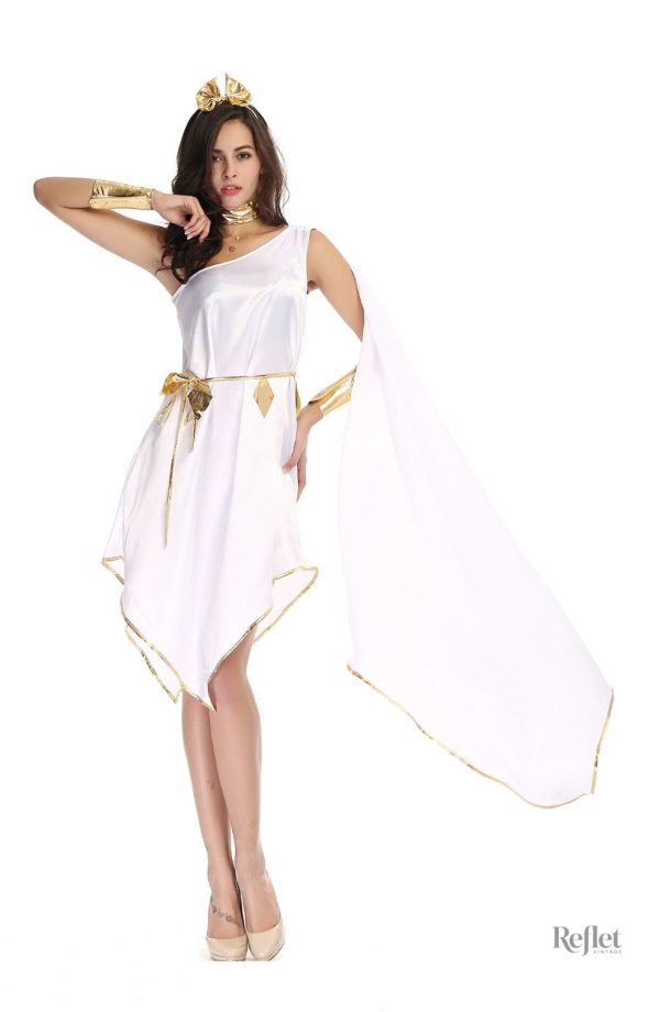 Robe blanche rétro, inspiration années 20