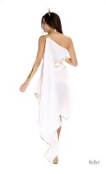Robe blanche, design vintage inspiré des années 20