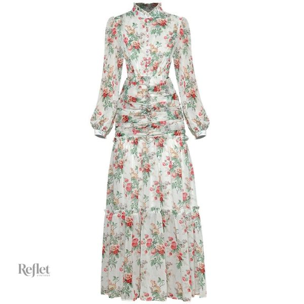robe-blanche-annees-40-1 Robe blanche années 40 élégante et vintage