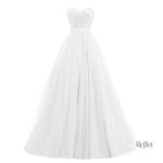 Robe princesse blanche à manches pour un style féerique