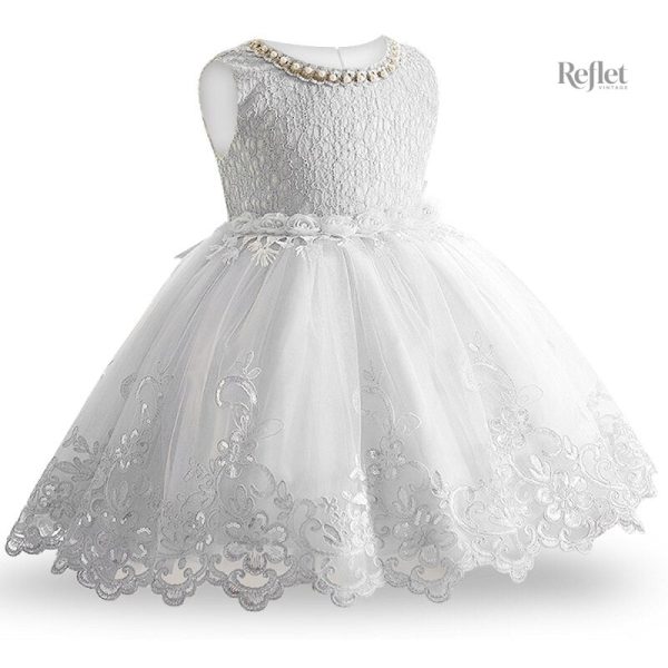 robe-blanche-enfant-fille-ceremonie-princesse-1 Robe Blanche Enfant Fille Cérémonie Princesse