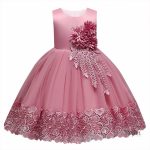 Robe de Mariage Blanche pour Enfant