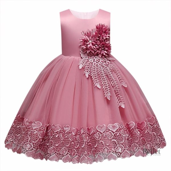 Robe de Mariage Blanche pour Enfant