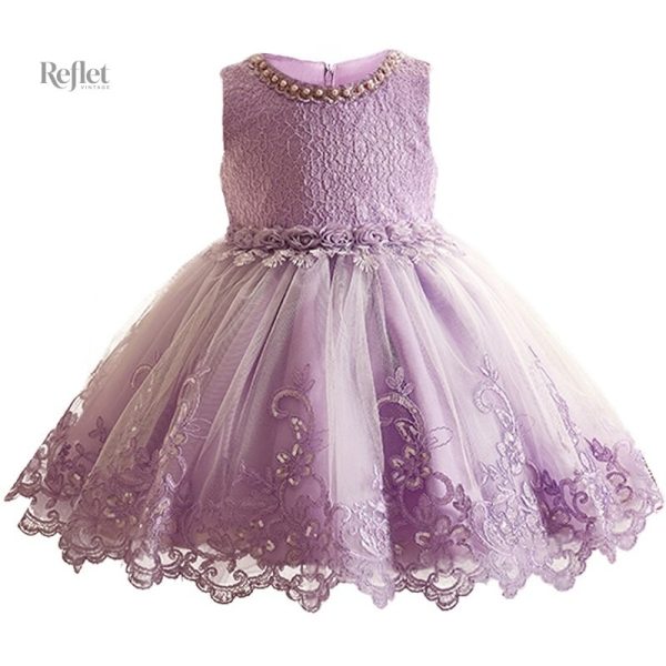 Robe Élégante Blanche pour Enfant