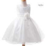 Robe Blanche pour Anniversaire Fille