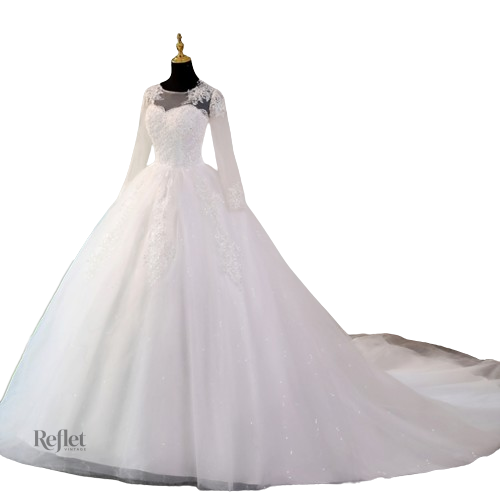 robe-blanche-femme-mariage-princesse-1 Robe Princesse Blanche Femme pour Mariage