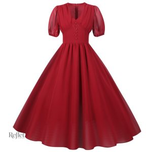 Robe longue années 50 pour occasions spéciales