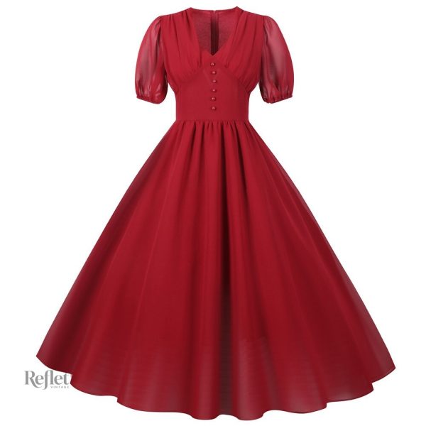 Robe longue années 50 pour occasions spéciales