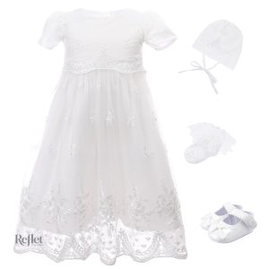 Vêtement pour bébé en coton blanc doux