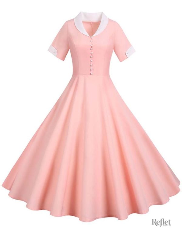 Robe bleu, inspiration mode 1940