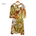 Robe Bohème Fleur Année 70