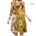 Robe d'été bohème, imprimé floral
