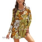 Robe au style libre années 70