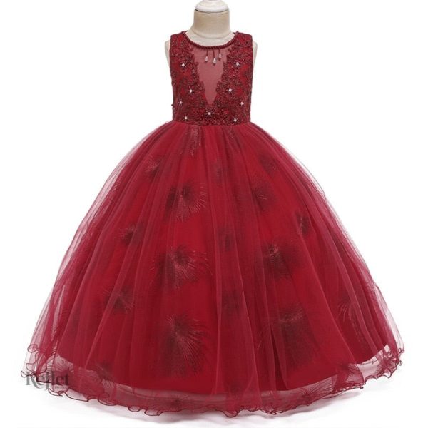Robe de conte de fées bleue pour enfant