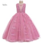 Robe de fête bleue pour fille
