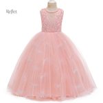 Robe élégante pour petite fille en bleu