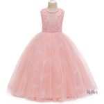 Robe de bal bleue pour enfants