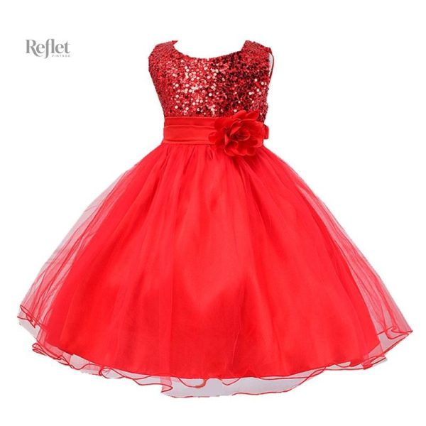 Robe princesse bouffante pour petite fille