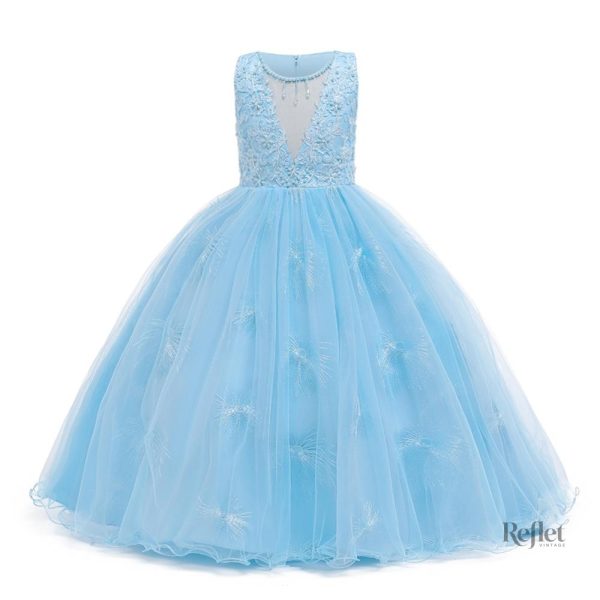 Robe de princesse rose pour enfant