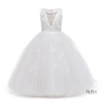 Robe festive bouffante pour fille