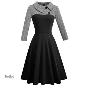 Robe Cabaret années 40 en style vintage