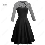 Robe rétro années 40 avec un look cabaret