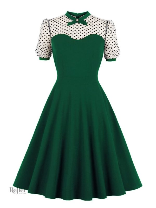 robe-campagne-chic-annee-40-1 Robe Chic Année 40 en style campagne