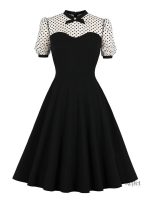 Robe vintage inspirée des années 40, élégance rustique