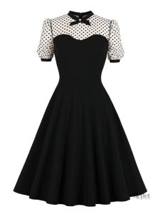Robe vintage inspirée des années 40, élégance rustique