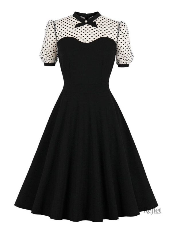 Robe vintage inspirée des années 40, élégance rustique