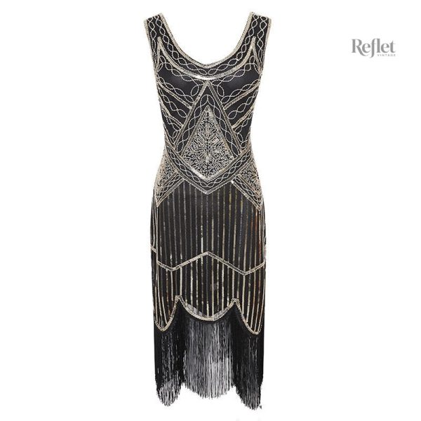 Robe festive années 30, beauté intemporelle
