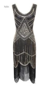 Robe élégante années 30, style inoubliable