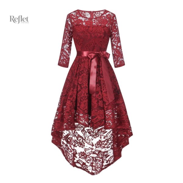 Robe cérémonie femme avec taille cintrée