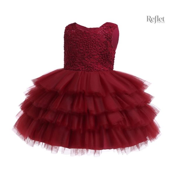 Robe festive pour jeune demoiselle