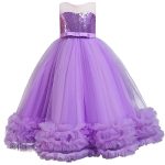 Robe légère en tulle pour cérémonie enfant