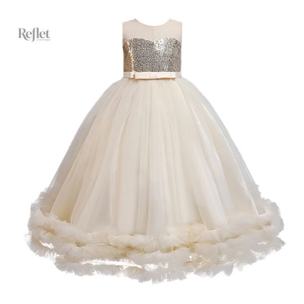 Robe princesse en tulle pour petite fille