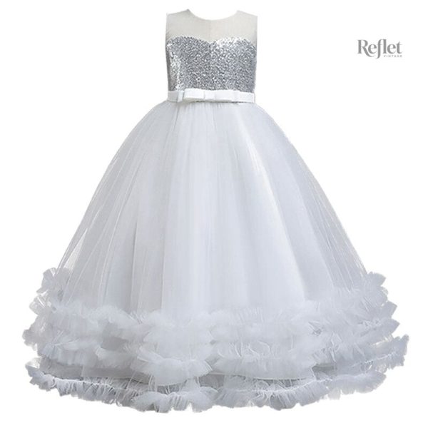 Robe festive pour fille 5-6 ans