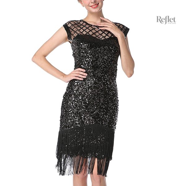 robe-ceremonie-vintage-annee-20-1 Robe Cérémonie Vintage Années 20, style élégant et rétro