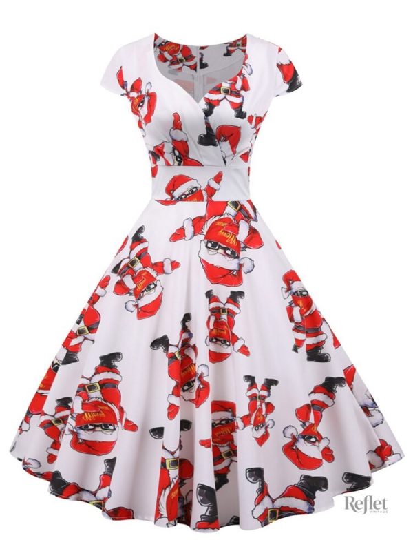 Robe élégante de style rétro pour les amoureux de la mode