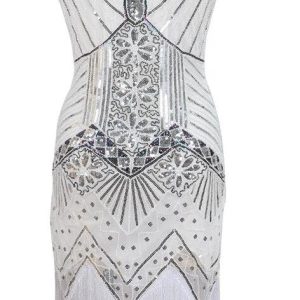 Robe années 30 au style Charleston glamour