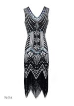 Robe Charleston Années 30 pour un look rétro élégant - vue 2