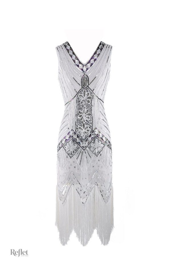 Robe Charleston féminine, parfaite pour événements