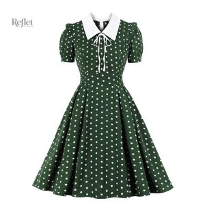 Robe Chemise Années 40, style classique et élégant