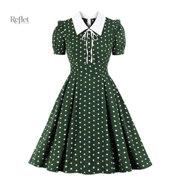 robe-chemise-annees-40-1 Robe Chemise Années 40, style classique et élégant
