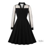 Robe élégante style années 40