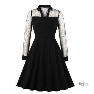 Robe élégante style années 40
