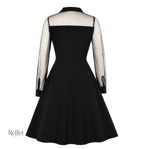 Robe année 40 avec ceinture