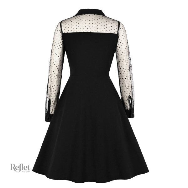 Robe année 40 avec ceinture