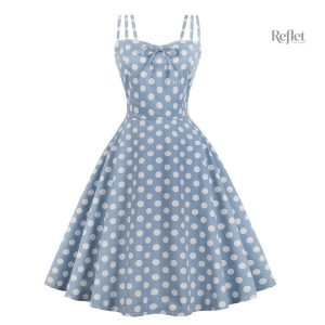 Robe chic années 50, style vintage élégant